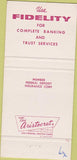 Matchbook Cover - Fidelity Trust Co Philadelphia PA WEAR 30 Strike