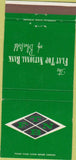 Matchbook Cover - Flat Top National Bank Bluefield WV? 30 Strike