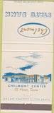 Matchbook Cover - Chelmont State Bank El Paso TX 30 Strike