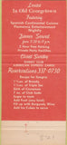 Matchbook Cover - El Tio Pepe Spanish Restaurant Washington DC 30 Strike