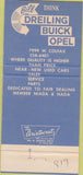 Matchbook Cover - Dreiling Buick Denver CO 30 Strike