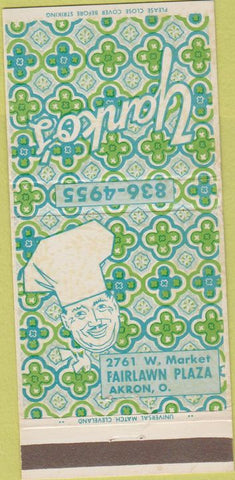 Matchbook Cover - Yanko's Akron OH 30 Strike