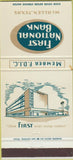 Matchbook Cover - First National Bank McAllen TX 30 Strike