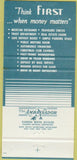 Matchbook Cover - First National Bank McAllen TX 30 Strike