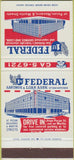 Matchbook Cover - 1st Federal Savings Loan San Antonio TX 30 Strike