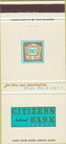 Matchbook Cover - Citizens Bank Lubbock TX 30 Strike