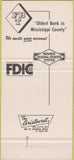 Matchbook Cover - Farmers Bank Trust Blytheville AR 30 Strike