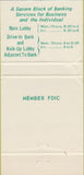 Matchbook Cover - Merchants Produce Bank Kansas City MO 30 Strike