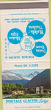 Matchbook Cover - Portage Glacier Lodge AK 30 Strike