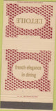 Matchbook Cover - Restaurant L'Etoile San Francisco CA 30 Strike