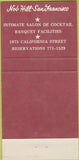 Matchbook Cover - Restaurant L'Etoile San Francisco CA 30 Strike