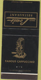 Matchbook Cover - Swiss Louis Restaurant Cappuccino San Francisco CA 30 Strike