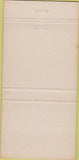 Matchbook Cover - Lotus Room Cocoa FL 30 Strike