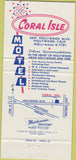 Matchbook Cover - Coral Isle Hollywood CA 30 Strike