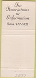 Matchbook Cover - Rio Pinar Country Club Orlando FL 30 Strike