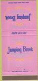 Matchbook Cover - Jumping Brook Restaurant Neptune NJ 30 Strike