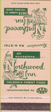 Matchbook Cover - Northwood Inn Toledo OH 30 Strike