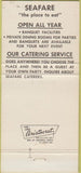 Matchbook Cover - Seafare Restaurant Nags Head NC 30 Strike