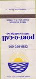 Matchbook Cover - Port O Call Hotel Motor Inn Ocean City NJ 30 Strike