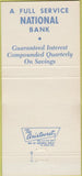 Matchbook Cover - Bank of North Carolina 30 Strike