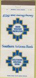 Matchbook Cover - Southern Arizona Bank 30 Strike