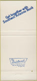 Matchbook Cover - Southern Arizona Bank 30 Strike