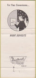 Matchbook Cover - Garrett National Bank Bloomington Kitzmiller 30 Strike