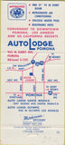 Matchbook Cover - Auto Lodge Pomona CA 30 Strike