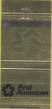 Matchbook Cover - First American Bank 30 Strike