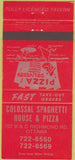 Matchbook Cover - Colossal Spaghetti Pizza Ottawa ON 30 Strike