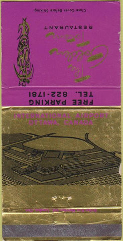 Matchbook Cover - Golden Totem Restaurant Ottawa ON WEAR 30 Strike