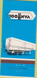 Matchbook Cover - Van Hool trucking Belgium 30 Strike