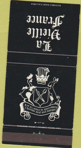 Matchbook Cover - La Vielle France Vieux Montreal QC 30 Strike