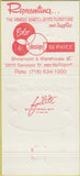 Matchbook Cover - Hoelscher's Inc Office Supply Buffalo NY 30 Strike