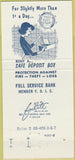 Matchbook Cover - Jefferson County Bank Jefferson WI 30 Strike