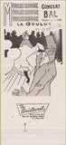Matchbook Cover - Gourmet Restaurant Moulin Rouge Arlington Heights IL 30 Strike
