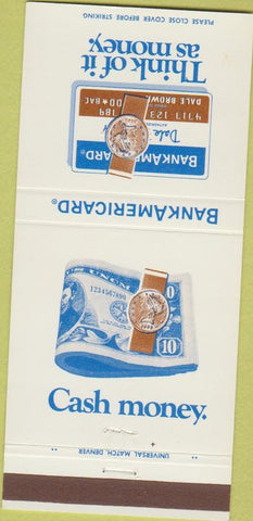 Matchbook Cover - Bank Americard credit card 30 Strike