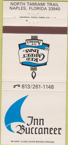 Matchbook Cover - Inn Buccaneer Naples FL 30 Strike