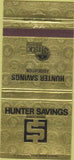 Matchbook Cover - Hunter Savings Association Cincinnati OH 30 Strike