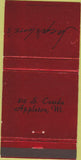 Matchbook Cover - Jacqueline's Appleton WI 30 Strike