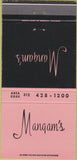 Matchbook Cover - Mangam's  Dundee IL 30 Strike