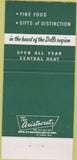 Matchbook Cover - Lake Delton Corner Restaurant WI motel 30 Strike