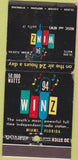 Matchbook Cover - WINZ Radio Miami FL WEAR 30 Strike