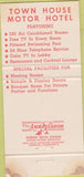 Matchbook Cover - Town House Motor Hotel Albany NY 30 Strike