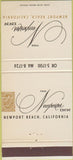 Matchbook Cover - Newporter Inn Newport Beach CA 30 Strike