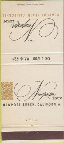 Matchbook Cover - Newporter Inn Newport Beach CA 30 Strike