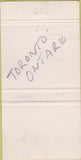 Matchbook Cover - Kam's Restaurant Toronto ON 30 Strike