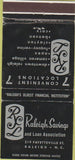 Matchbook Cover - Raleigh Savings Loan Raleigh NC 30 Strike