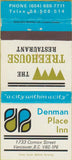 Matchbook Cover - Denham Place Inn Vancouver BC 30 Strike