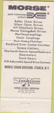 Matchbook Cover - Morse Power Transmission Medford OR  30 Strike